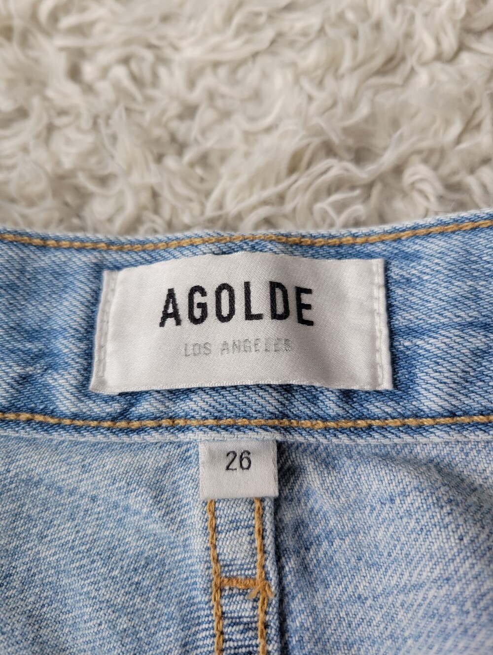 Agolde Riley High Rise Straight Crop Shatter Size 26 - Picture 9 of 9